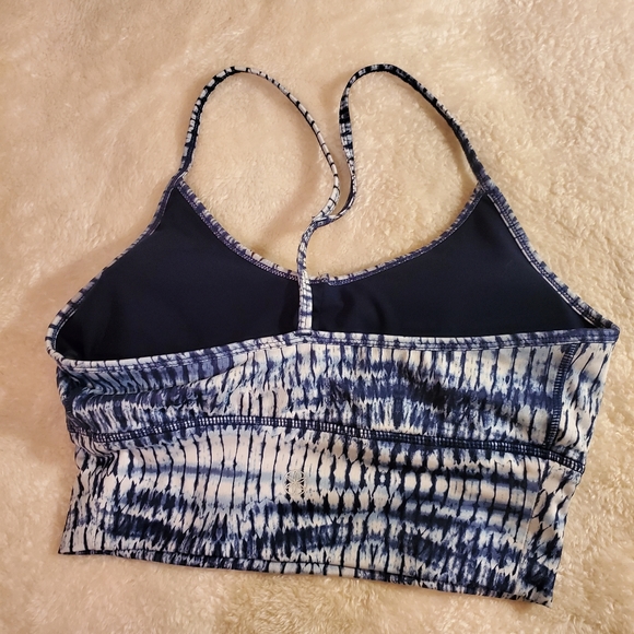 Gaiam Blue Tie Dye Bra/Tank Size Medium - Picture 2 of 3